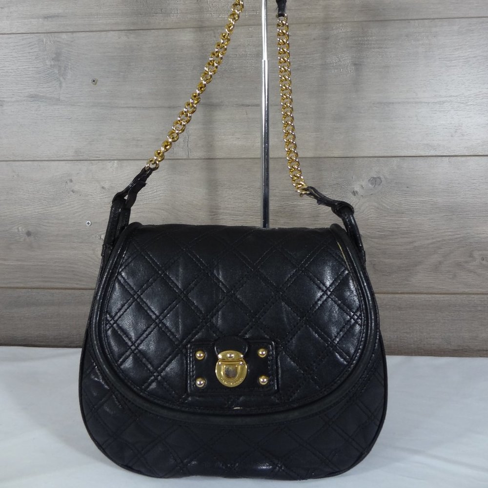 Marc Jacobs Cooper Quilted Leather Saddle Bag Hobo